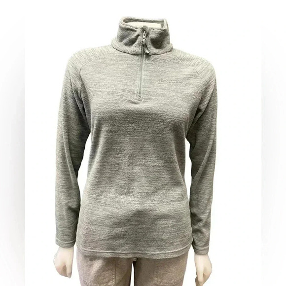 Mountain Warehouse Mossy Green 1/4 Zip Pullover Sweater Size 6 - Picture 2 of 8